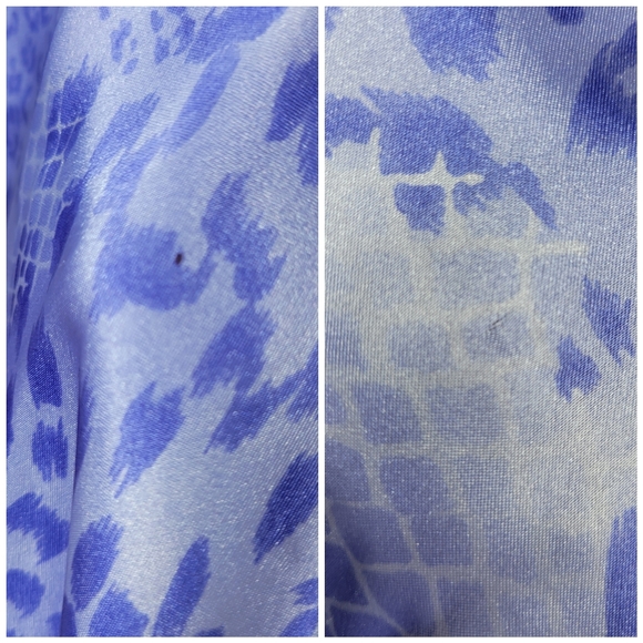 Vintage Y2K Secret Treasures Purple Leopard Snake Print Midi Slip Dress Small - Picture 10 of 11